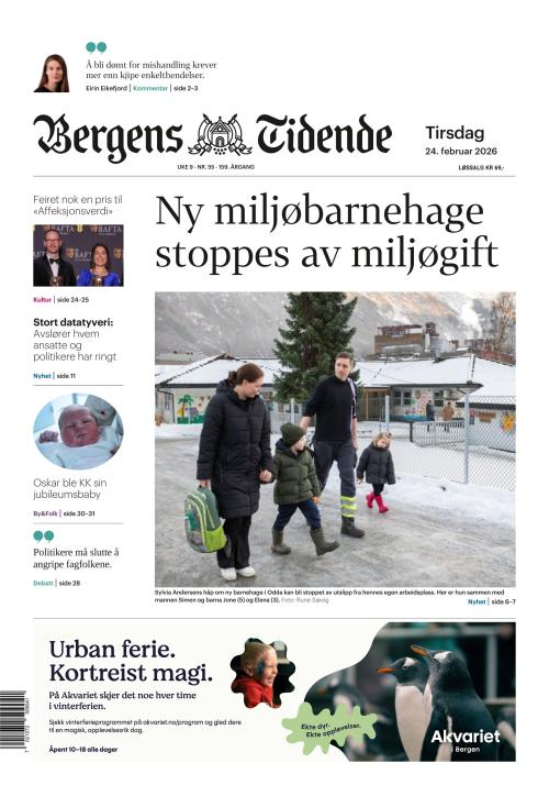 Bergens Tidende 24.2.2026