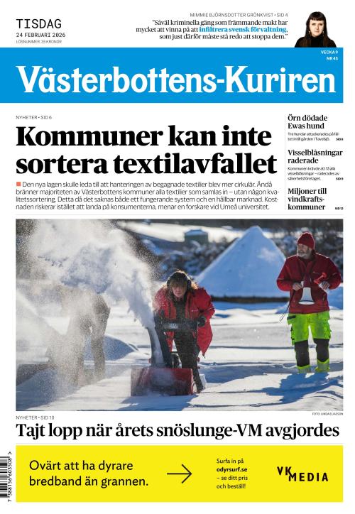 Västerbottens-Kuriren (SE) 24.2.2026