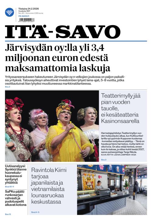 Itä-Savo 24.2.2026