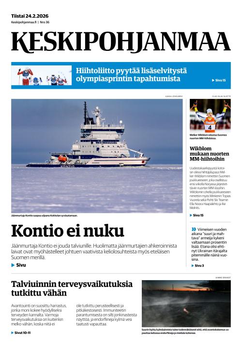 Keskipohjanmaa 24.2.2026