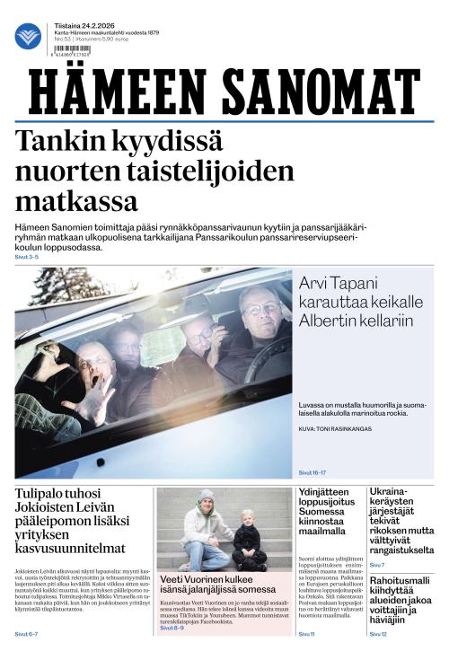 Hämeen Sanomat 24.2.2026