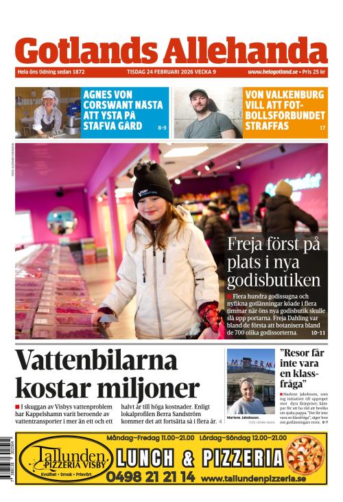 Gotlands Allehanda 24.2.2026