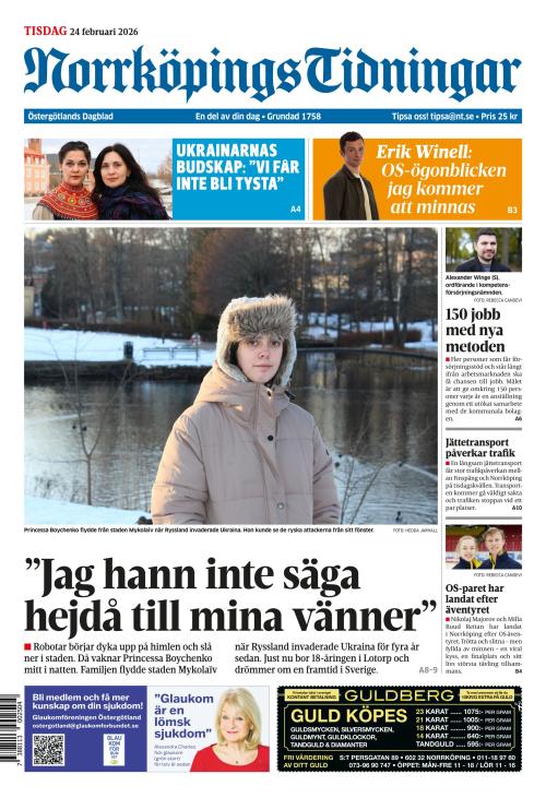 Norrköpings Tidningar 24.2.2026