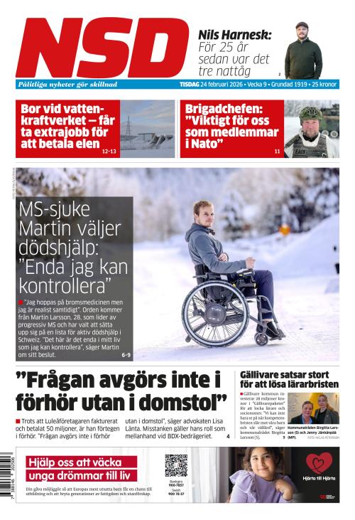 Norrländska Socialdemokraten 24.2.2026