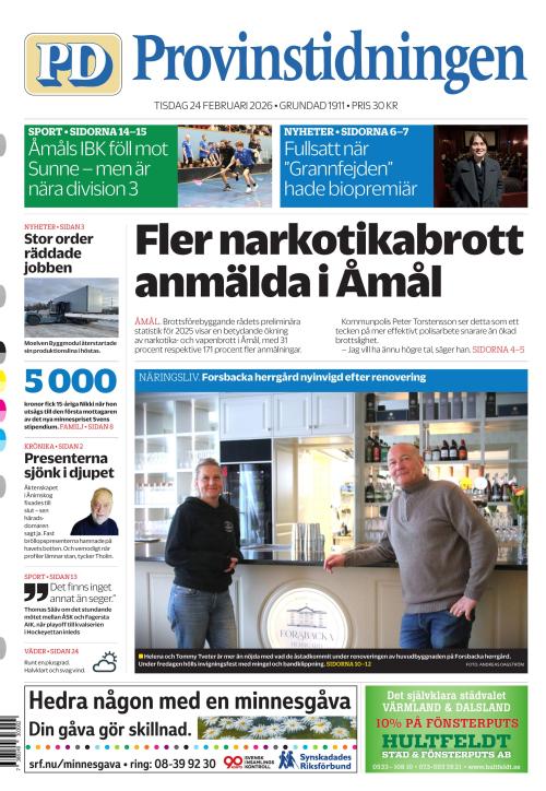 Provinstidningen Dalsland 24.2.2026