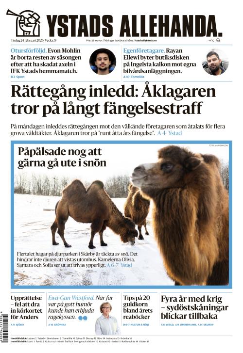 Ystads Allehanda 24.2.2026