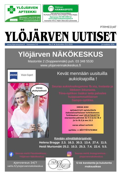 Ylöjärven Uutiset 25.2.2026
