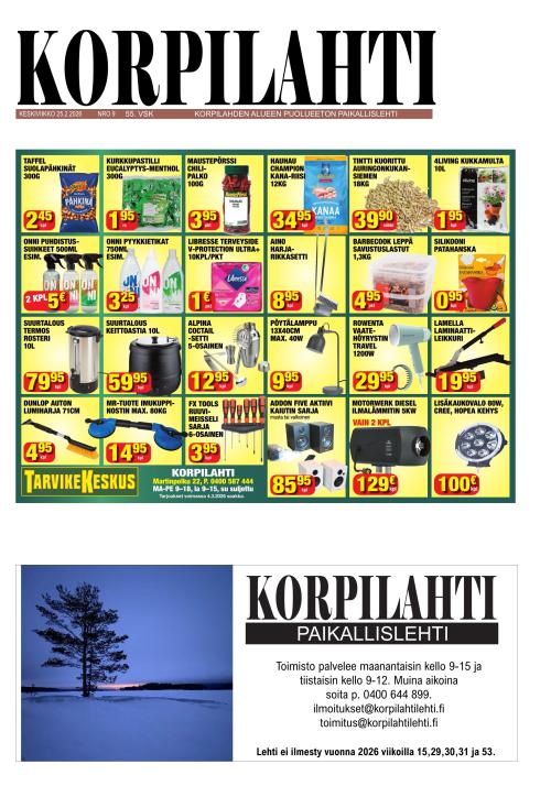 Korpilahti-lehti 25.2.2026