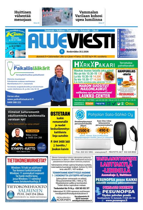 Alueviesti 25.2.2026