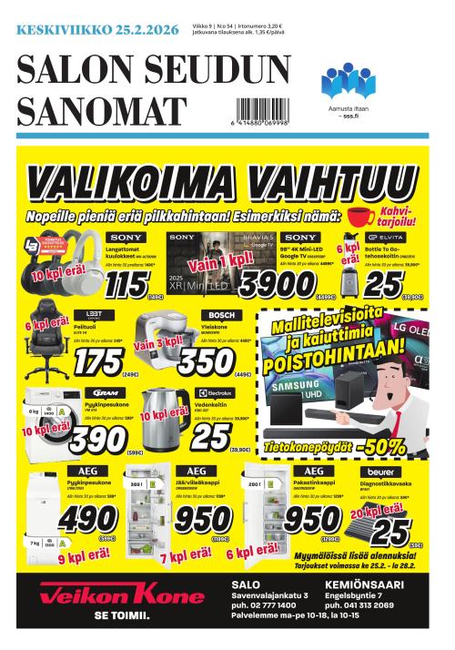 Salon Seudun Sanomat 25.2.2026
