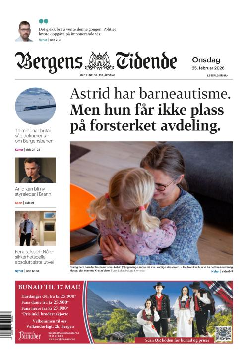 Bergens Tidende 25.2.2026