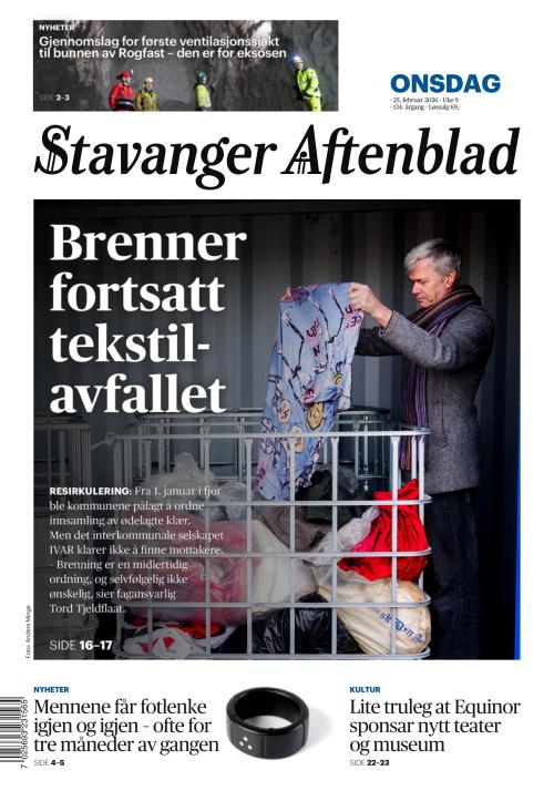 Stavanger Aftenblad 25.2.2026