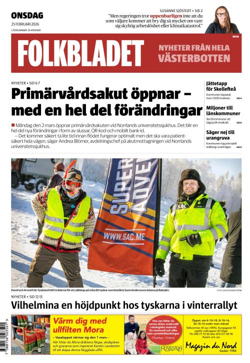 Folkbladet (Västerbotten) (SE) 25.2.2026