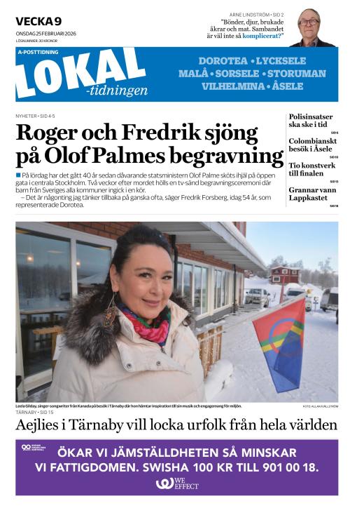 Lokaltidningen 25.2.2026