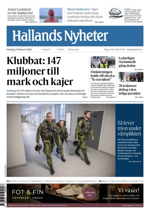 Hallands Nyheter 25.2.2026