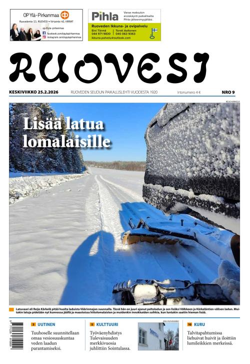 Ruovesi-lehti 25.2.2026