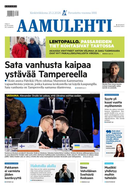 Aamulehti 25.2.2026