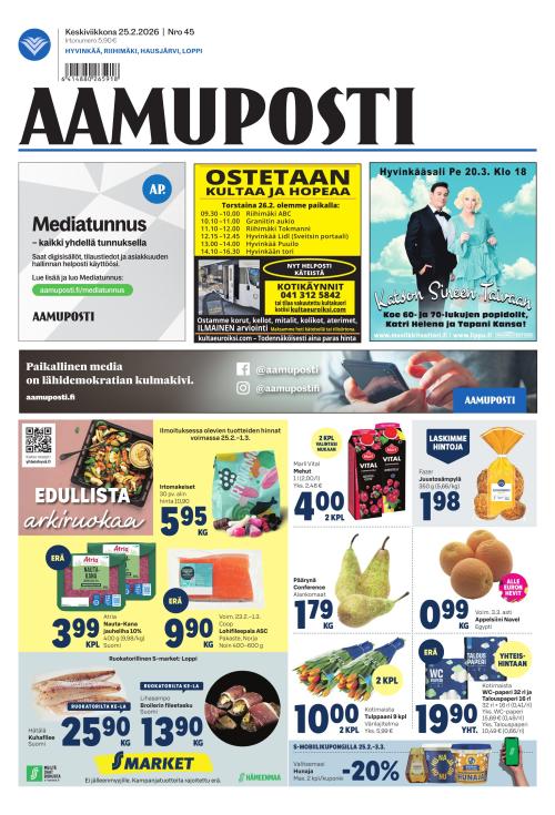 Aamuposti 25.2.2026