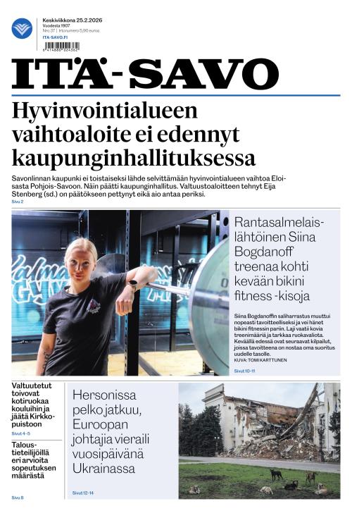 Itä-Savo 25.2.2026