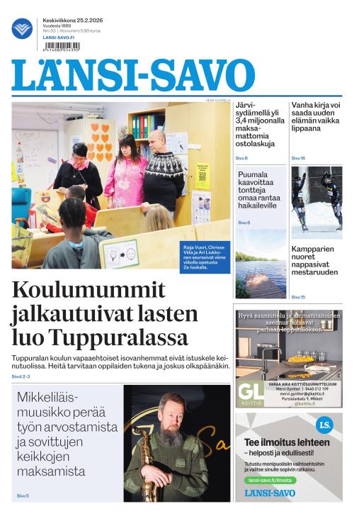 Länsi-Savo 25.2.2026