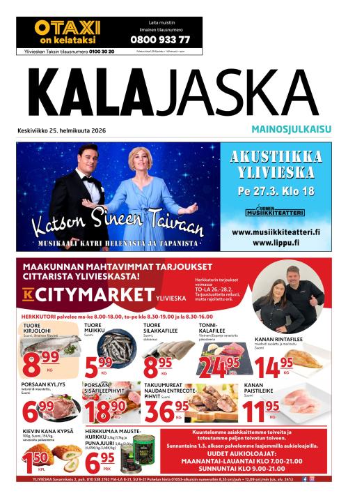 Kalajokilaakso ja Kalajaska 25.2.2026