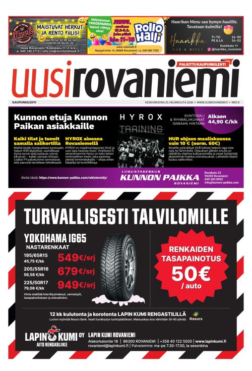 Uusi Rovaniemi 25.2.2026