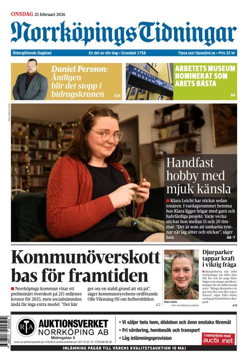 Norrköpings Tidningar 25.2.2026