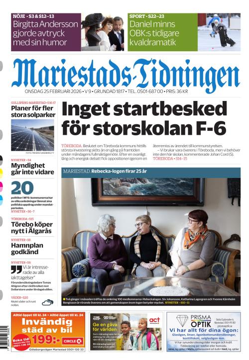 Mariestads-Tidningen 25.2.2026