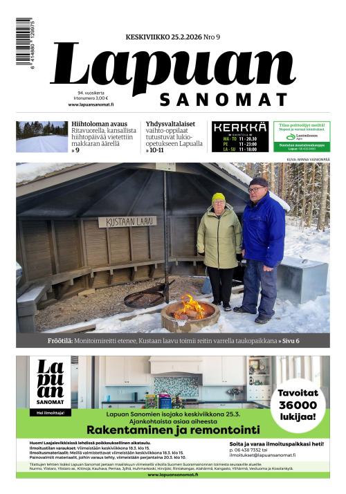 Lapuan Sanomat 25.2.2026