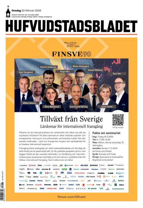 Hufvudstadsbladet 25.2.2026