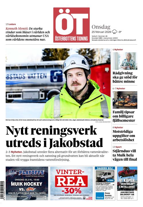 Österbottens Tidning 25.2.2026