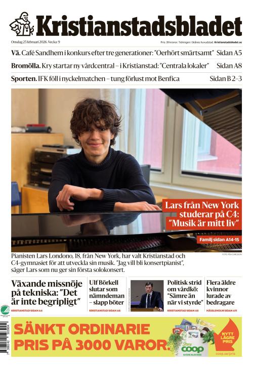 Kristianstadsbladet 25.2.2026