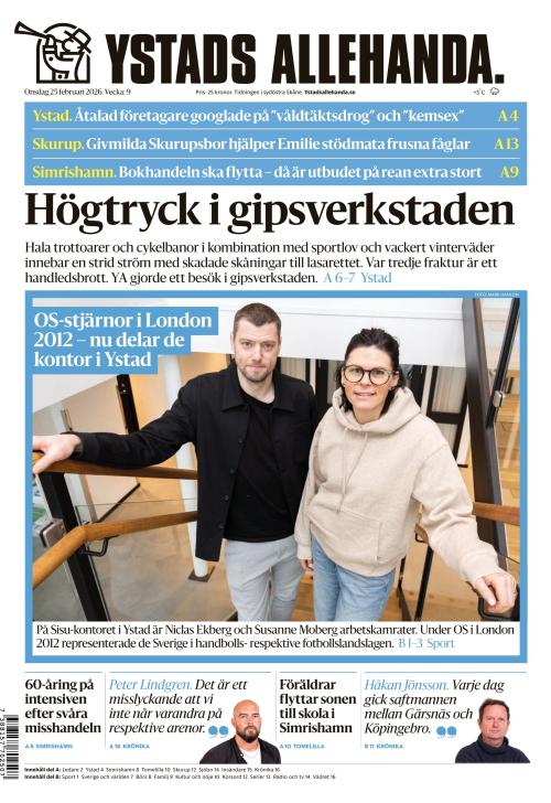 Ystads Allehanda 25.2.2026