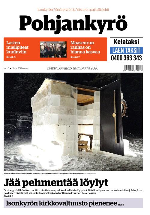 Pohjankyrö-lehti 25.2.2026