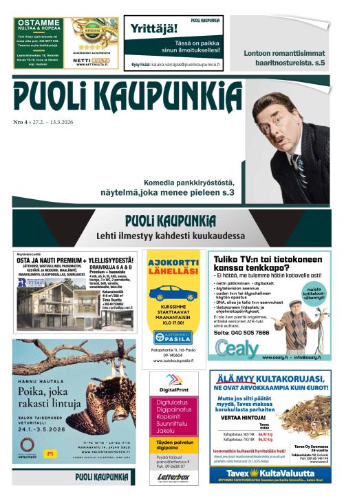 Puoli Kaupunkia Helsinki B 27.2.2026