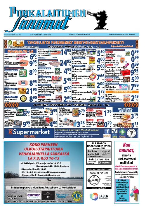 Punkalaitumen Sanomat 26.2.2026