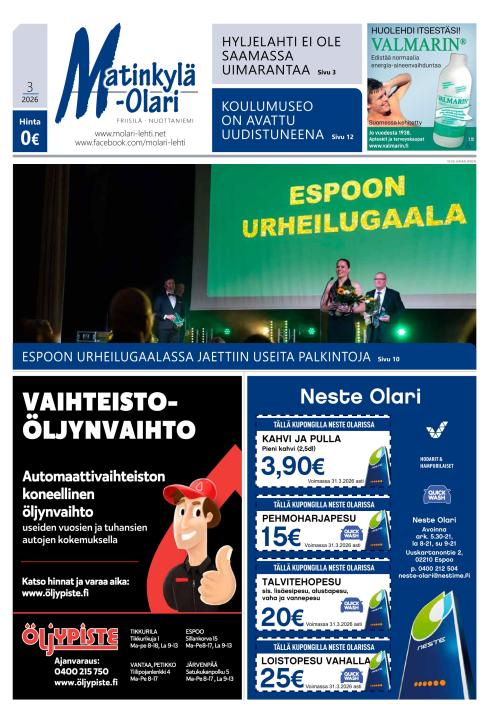 Matinkylä-Olari-lehti 26.2.2026