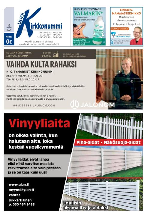 Kirkkonummi-lehti 26.2.2026