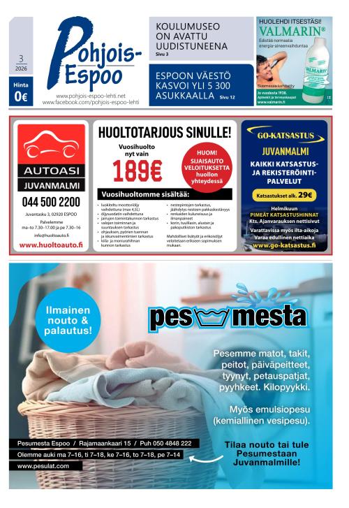 Pohjois-Espoo 26.2.2026