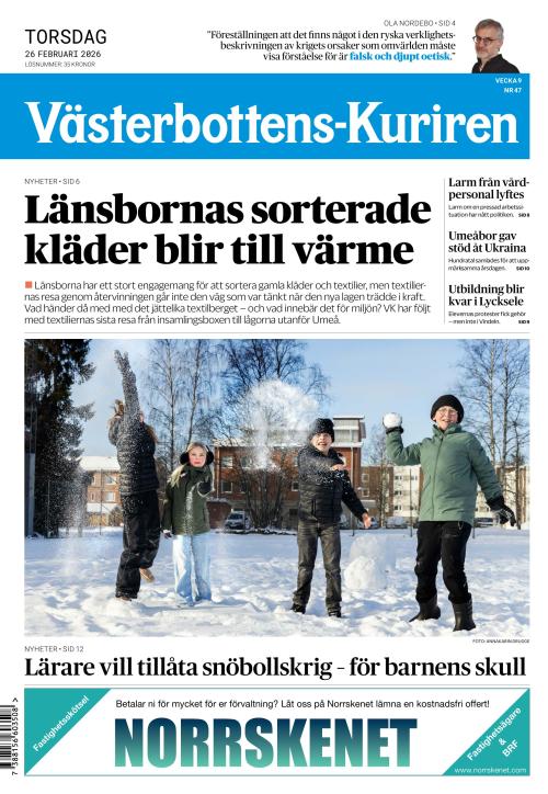 Västerbottens-Kuriren (SE) 26.2.2026