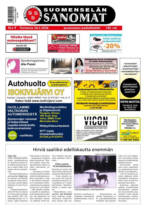 Suomenselän Sanomat 26.2.2026