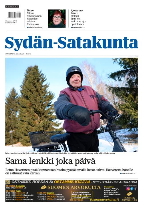 Sydän-Satakunta ja Jokilaakso 26.2.2026