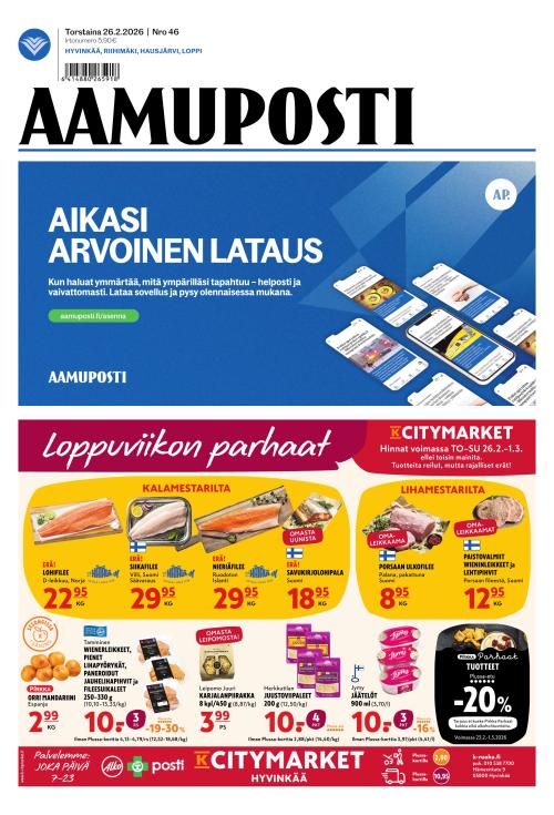 Aamuposti 26.2.2026