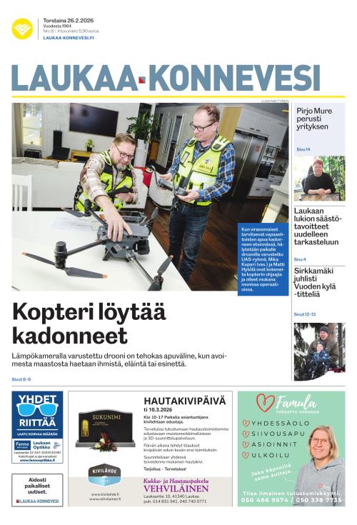 Laukaa-Konnevesi 26.2.2026