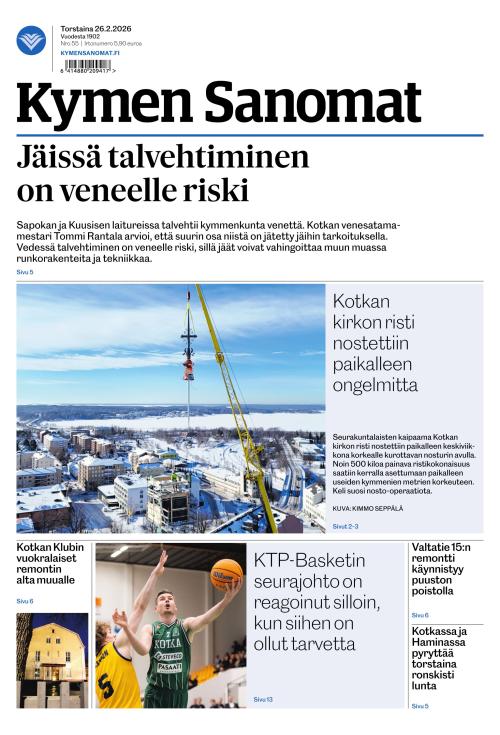 Kymen Sanomat 26.2.2026