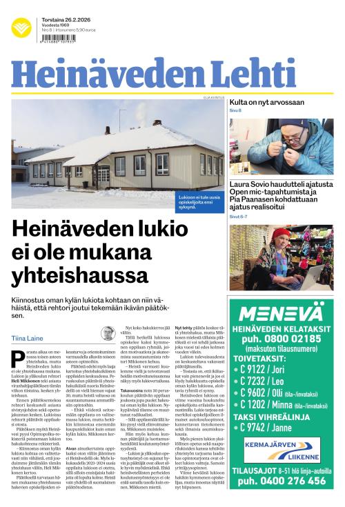 Heinäveden lehti 26.2.2026