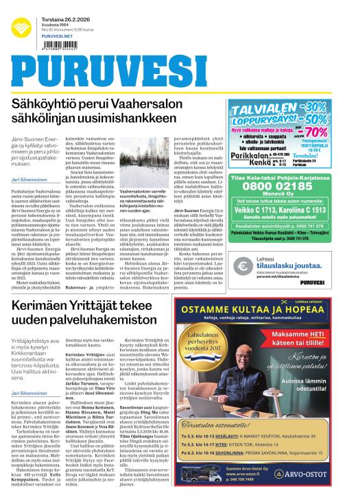 Puruvesi-lehti 26.2.2026