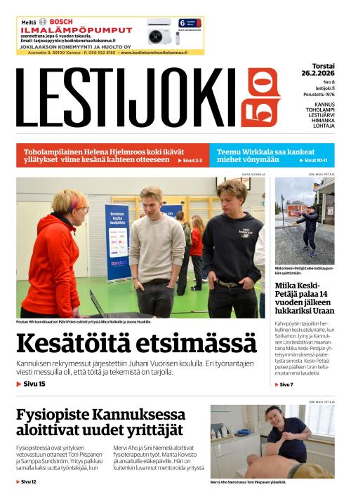 Lestijoki-lehti 26.2.2026