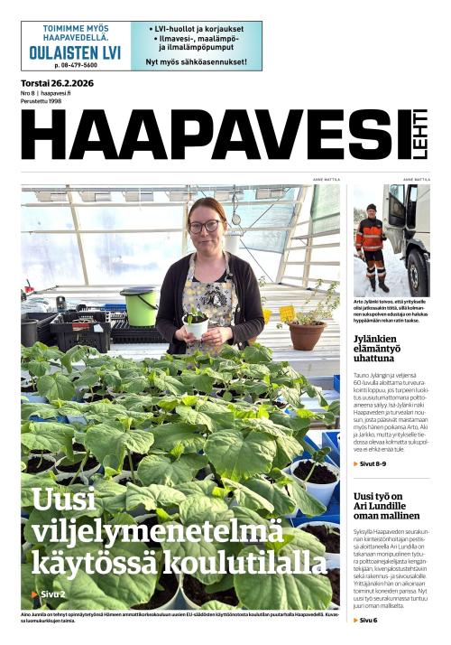 Haapavesi-lehti 26.2.2026