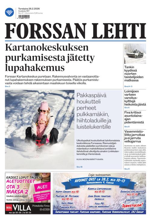 Forssan Lehti 26.2.2026